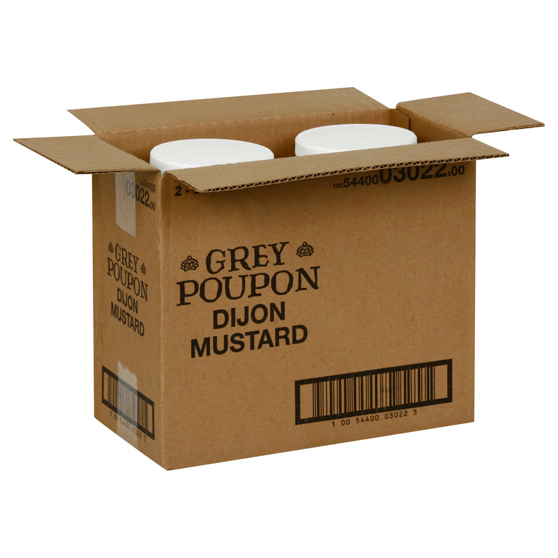GREY POUPON Dijon Mustard 1 gal. Jugs 2 Per Case