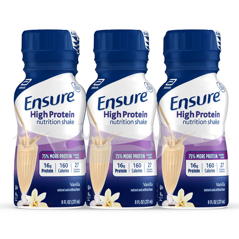 Ensure High Protein Vanilla For Bottle 48 Fluid Ounce - 4 Per Case.