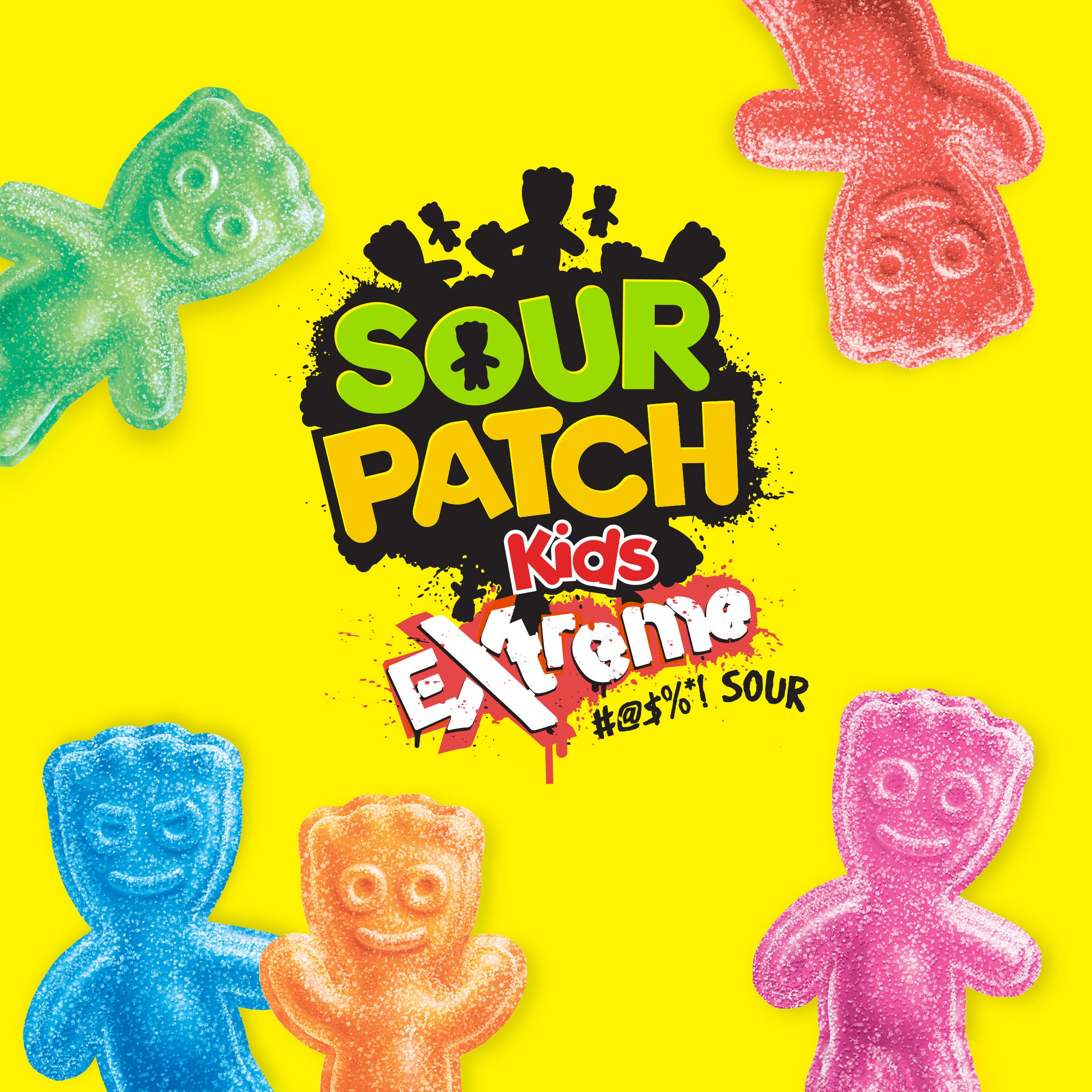 Sour Patch Extreme Peg Bag 7.2 Ounce Size - 12 Per Case.