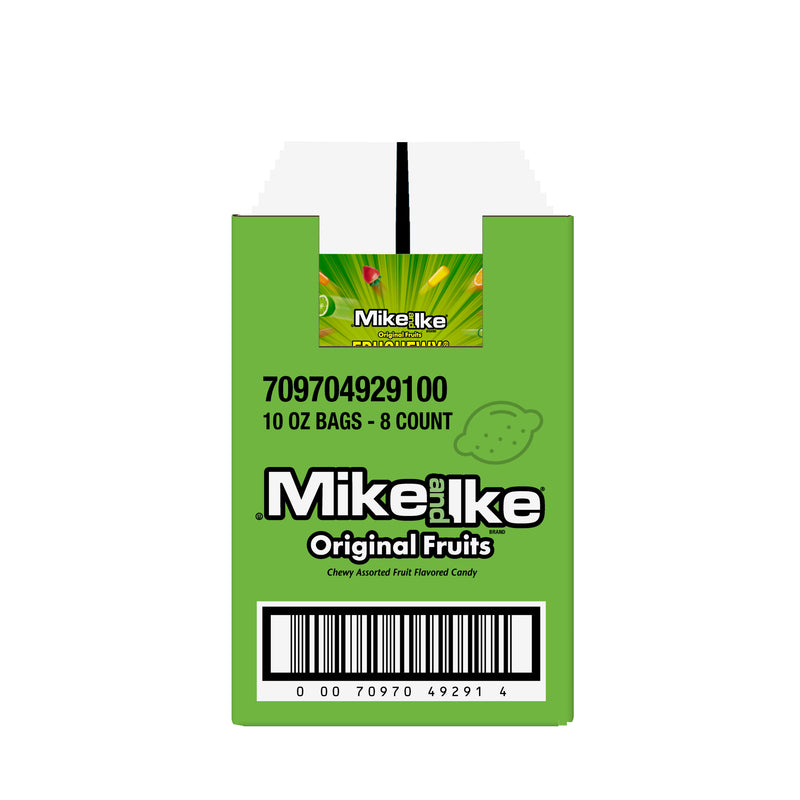 Mike And Ike® Original Fruits Stand Up BagCase 10 Ounce Size - 8 Per Case.