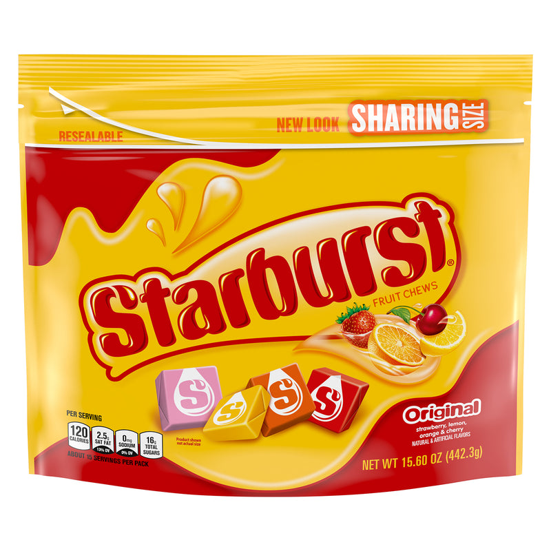 Starburst Original Stand Up Pouch 15.6 Ounce Size - 6 Per Case.