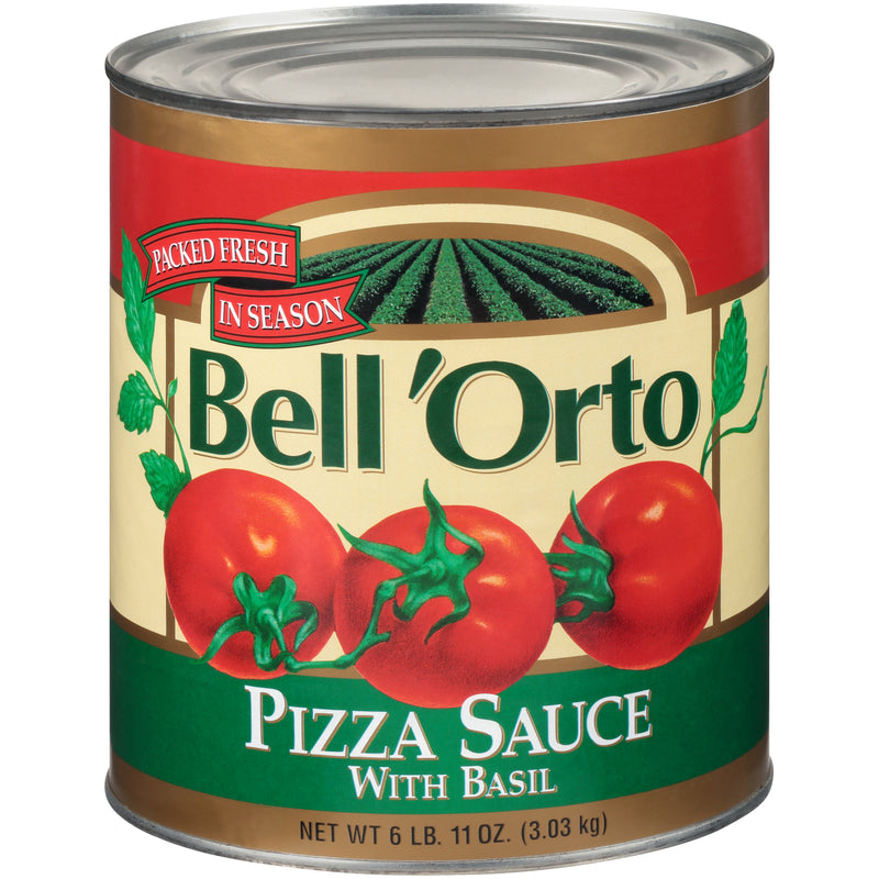 BELL ORTO Pizza Sauce with Basil 107 Ounce Can 6 Per Case