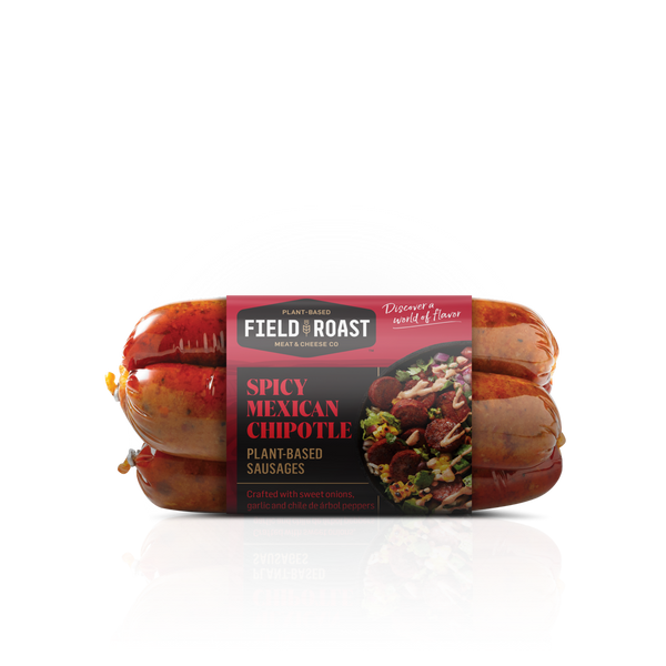Field Roast Spicy Mexican Chipotle Sausage 12.95 Ounce Size - 6 Per Case.