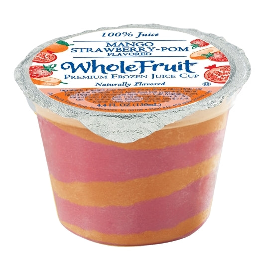 Whole Fruit Mango Strawberry Pomegranate Frozen Juice Cup 4.5 Fluid Ounce - 96 Per Case.