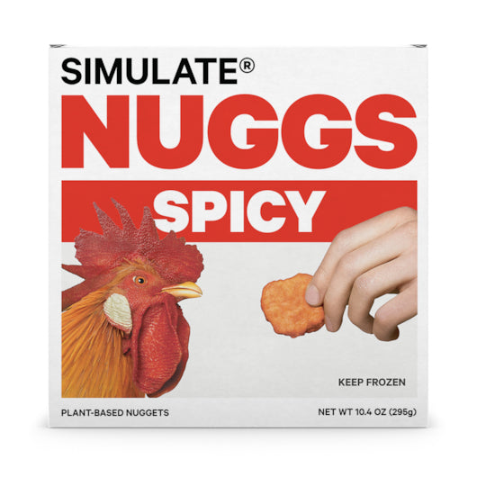 Simulate Inc Nuggs Plant Based Chicken Nuggets Spicy, 1 Each- 8 per case