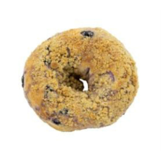 Just Bagels Blueberry Crumbled Bagel, 24 each- 1 per case