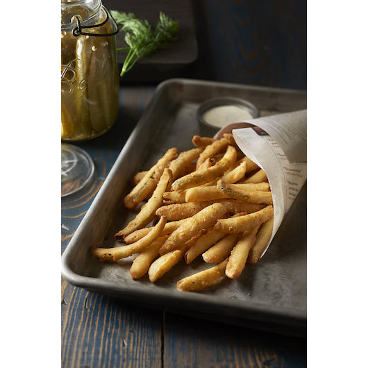 Harvest Creations Dipt'n Dusted Pickle Fries 2 Pound Each - 5 Per Case.