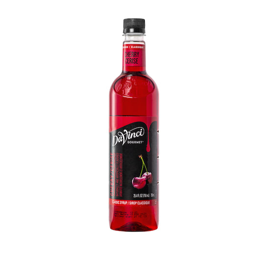 Davinci Gourmet Syrup Cherry Flavored 750 ML - 4 Per Case.