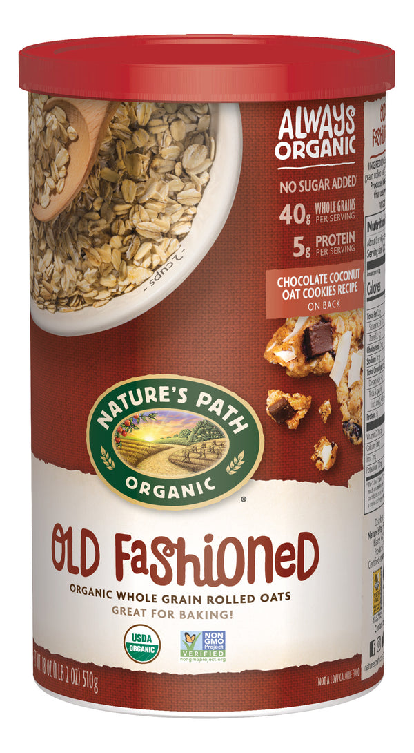 Nature's Path Old Fashioned Oatmeal 18 Ounce Size - 6 Per Case.