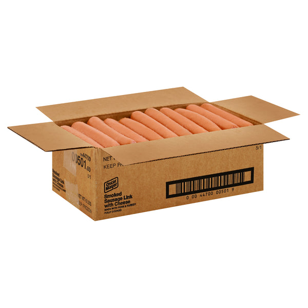 OSCAR MAYER Smoked Sausage Cheese Hot Dog (5:1 6" 6 lb. Case)