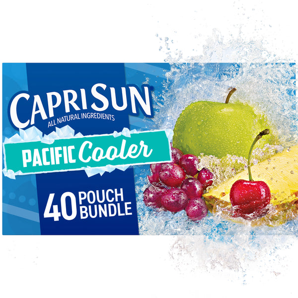 Capri Sun Ready To Drink Pacific Cooler Softdrink, 60 Fluid Ounce - 4 Per Case.
