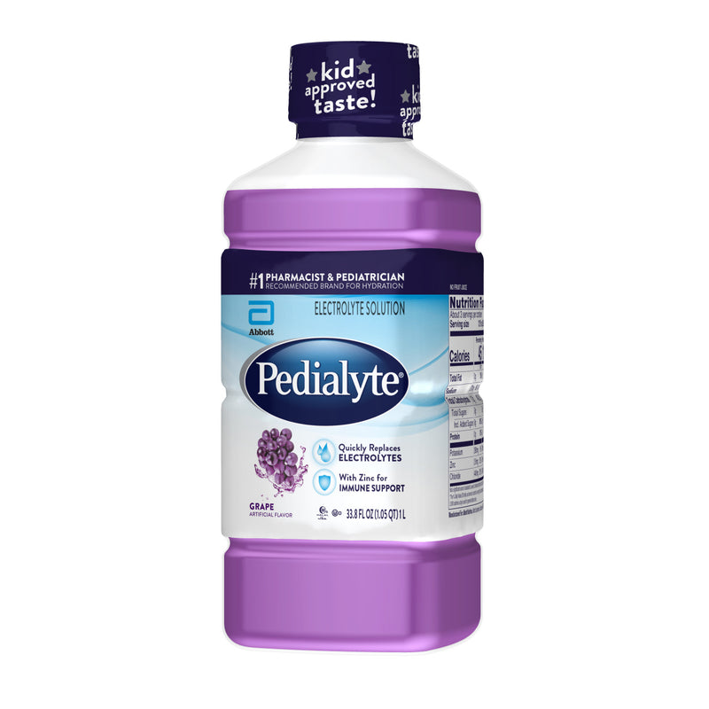 Pedialyte Grape Bottle 1.05 Qt - 8 Per Case.