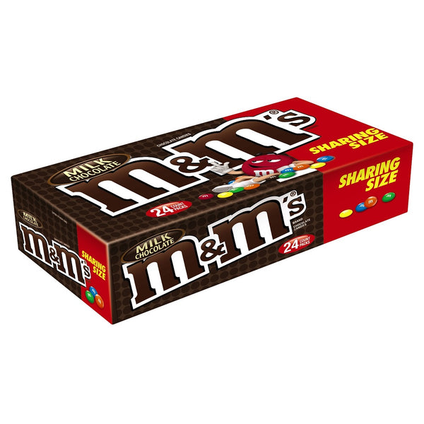 M&m's Milk Chocolate King Size 3.14 Ounce Size - 144 Per Case.
