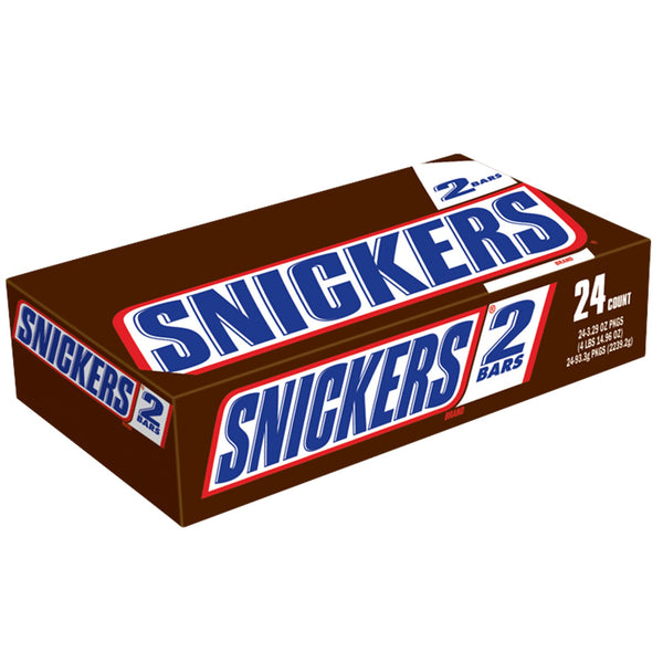 Snickers King Size Dual Logo 3.29 Ounce Size - 144 Per Case.
