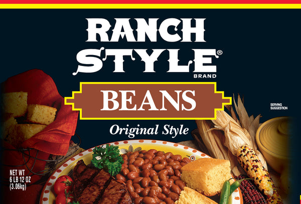 Texas Style Beans 108 Ounce Size - 6 Per Case.