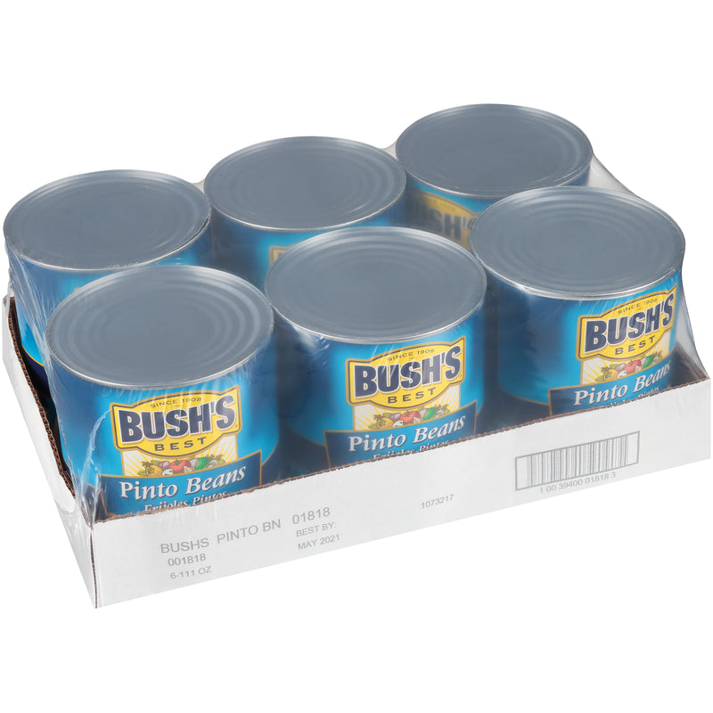 Bush's Pinto Beans 111 Ounce Size - 6 Per Case.