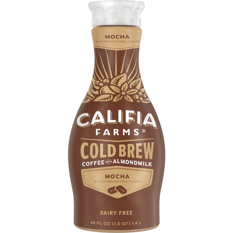 Califia Farms Mocha Cold Brew Coffee With Almond Milk 48 Fluid Ounce - 6 Per Case.