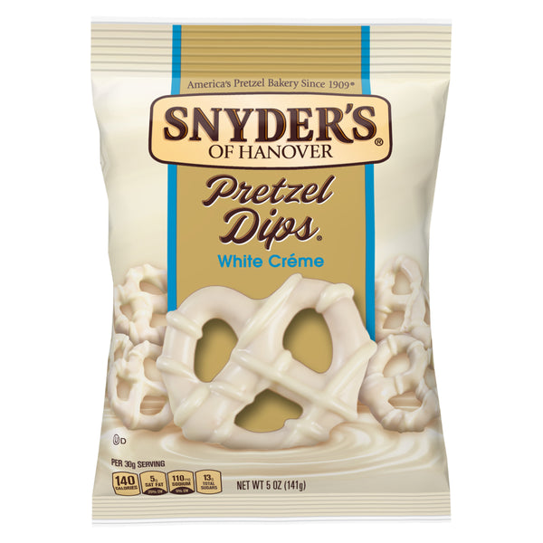 Snyder's Of Hanover Pretzels White Chocolatecreme Pretzel Dips 5 Ounce Size - 8 Per Case.