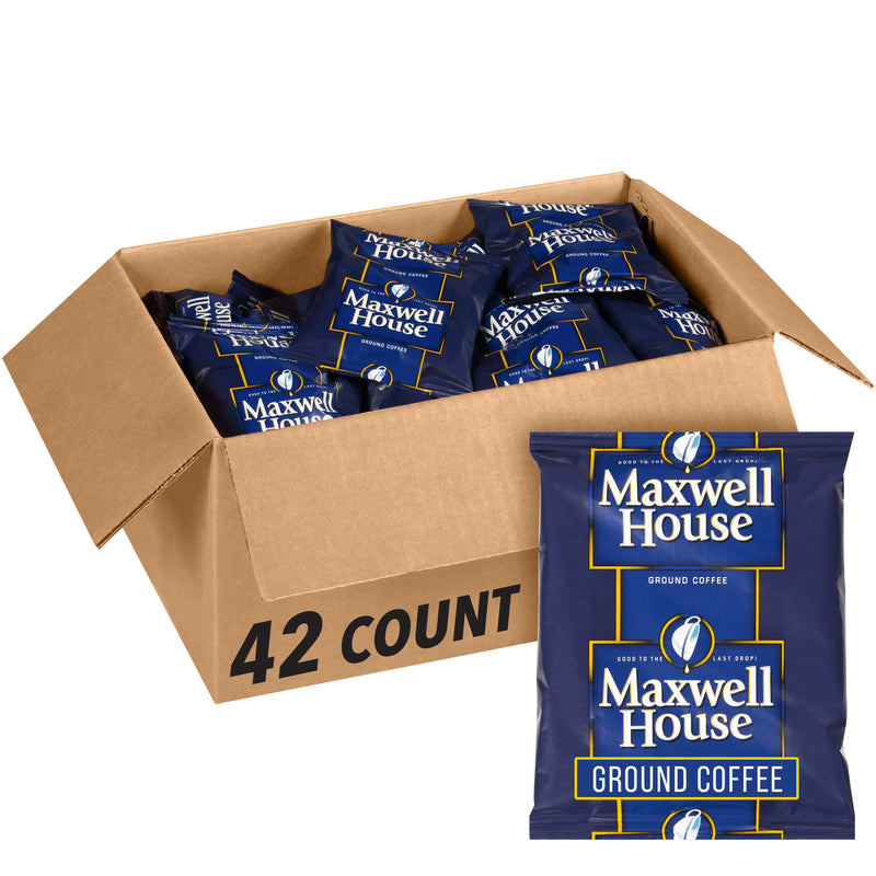 Maxwell House Ground Coffee 42 Casepack 1.5 Ounce Packets