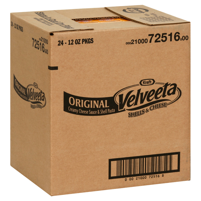 Kraft Velveeta Shells And Cheese, 12 Ounce Size - 24 Per Case.
