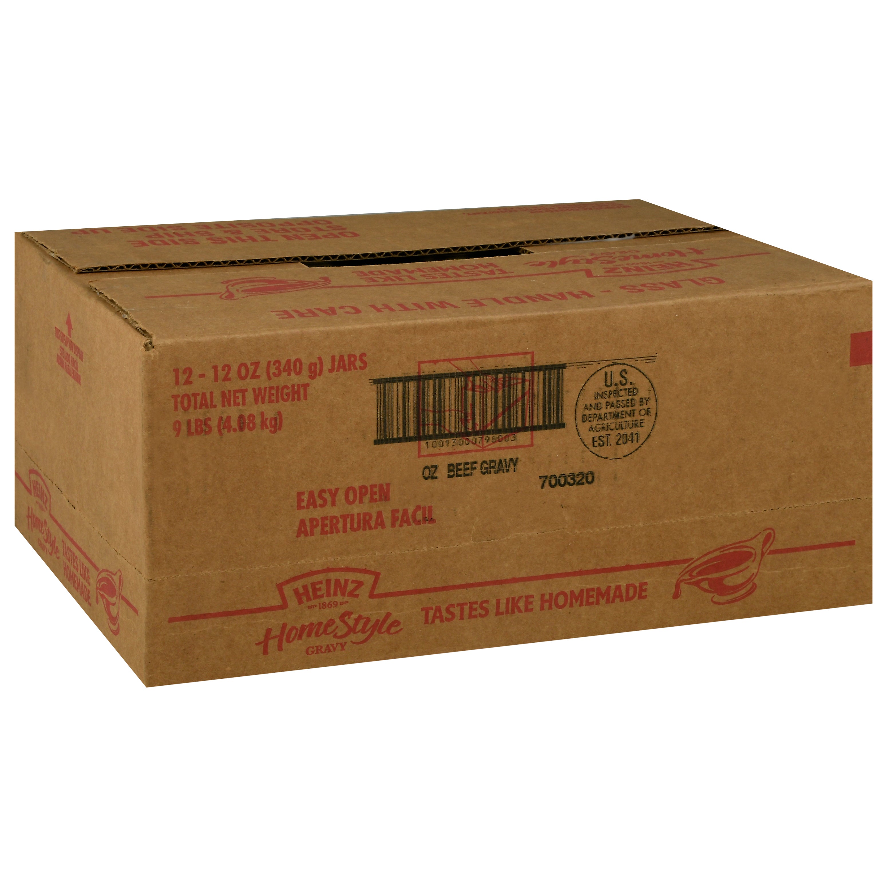 Heinz Homestyle Beef Gravy, 12 Ounce Size - 12 Per Case.
