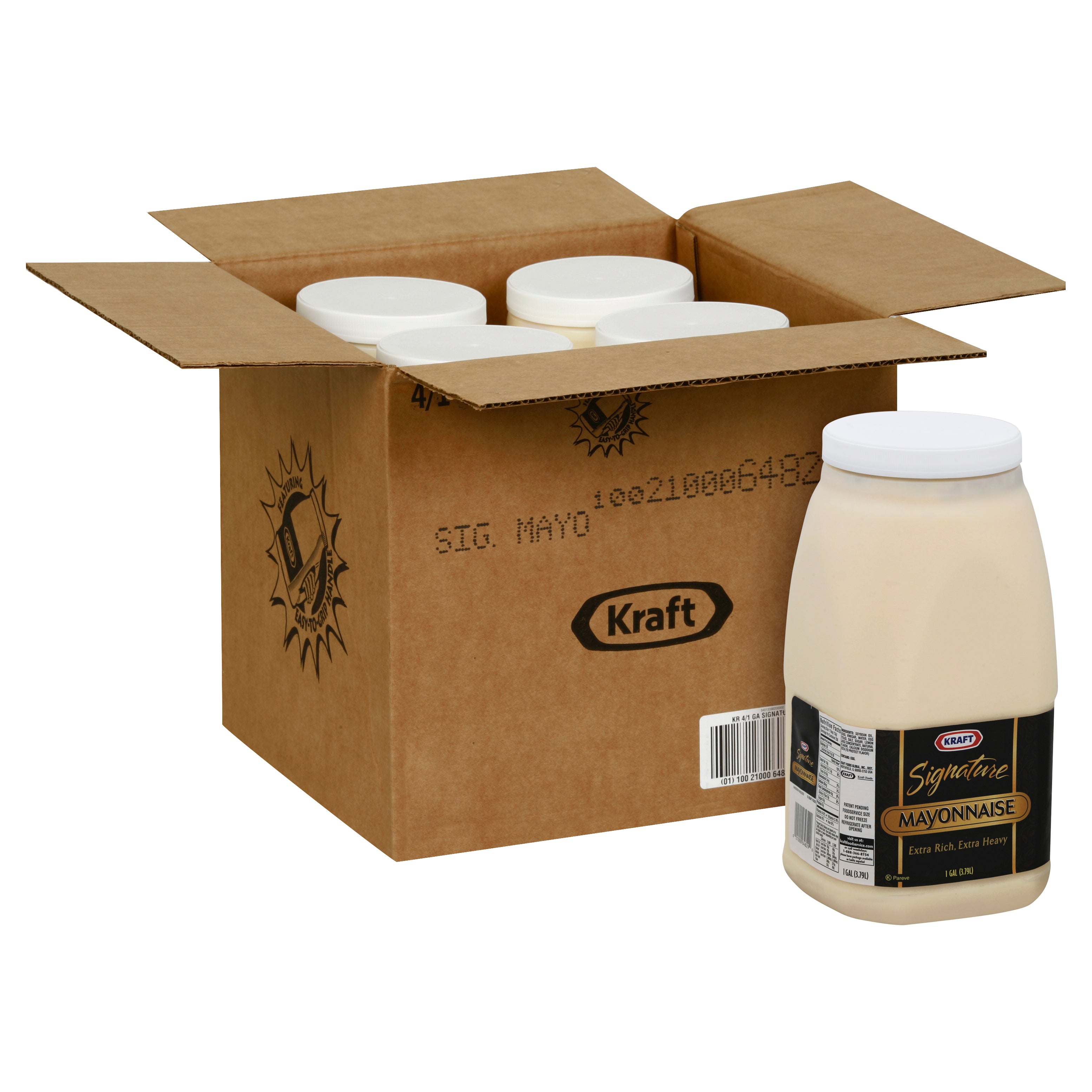 KRAFT Bulk Signature Mayonnaise 1 gal. Jug 4 Per Case