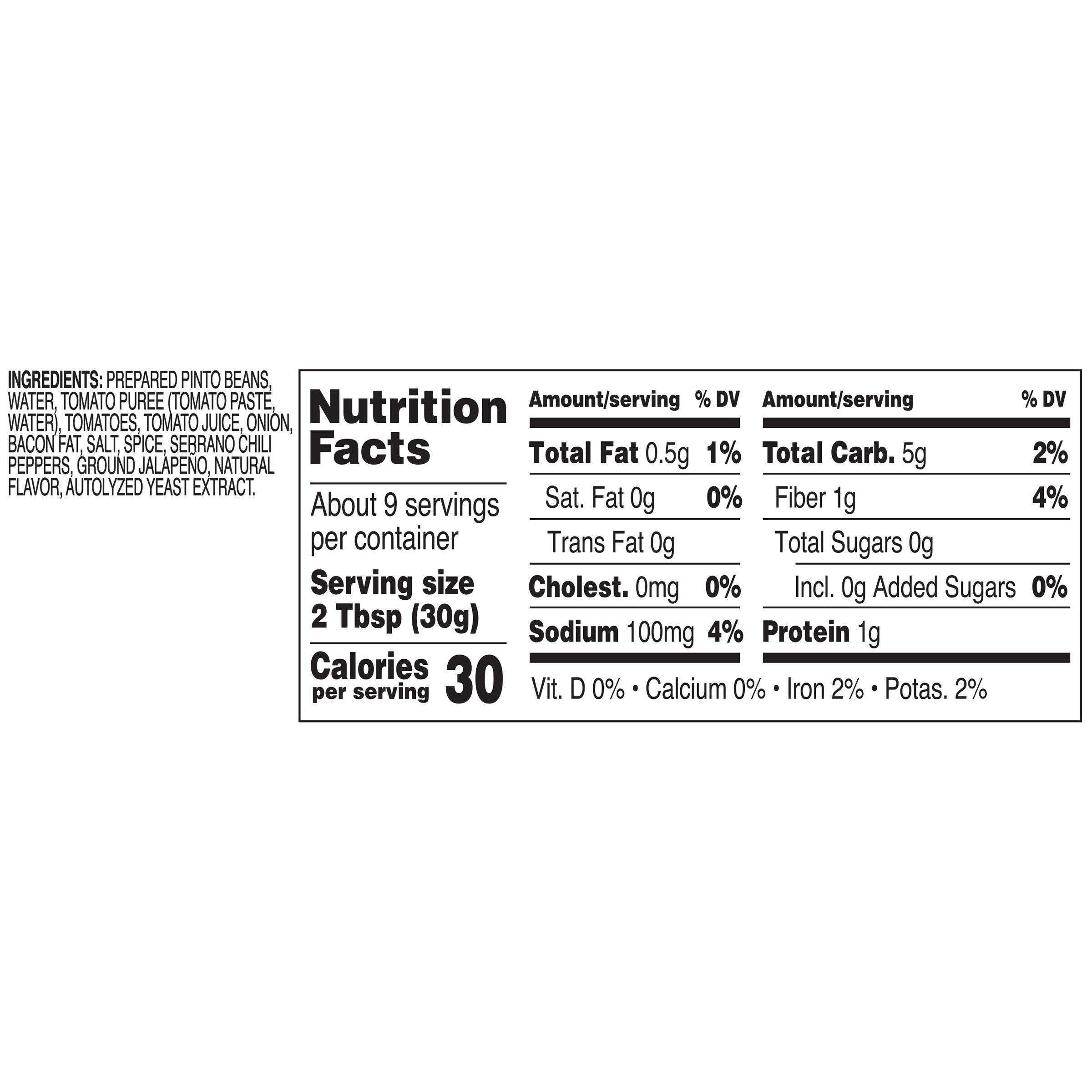 Bush's Best Bean Dip Original 9.5 Ounce Size - 12 Per Case.