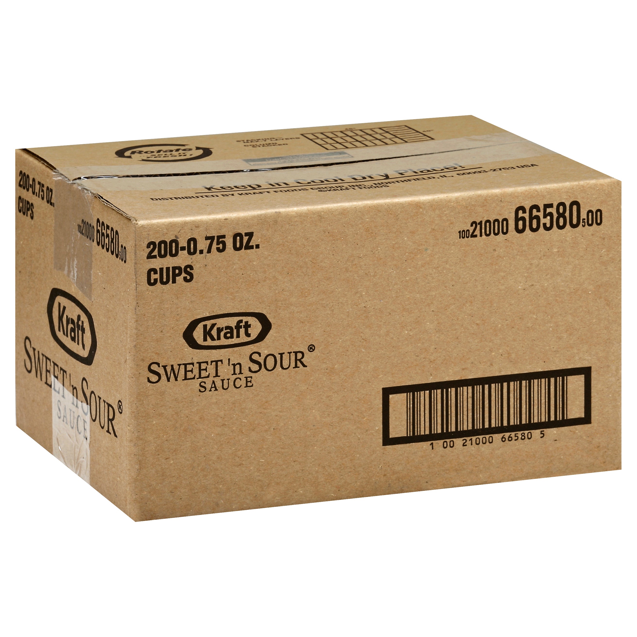 KRAFT Single Serve Sweet n' Sour Sauce 0.75 Ounce Cups 200 Per Case