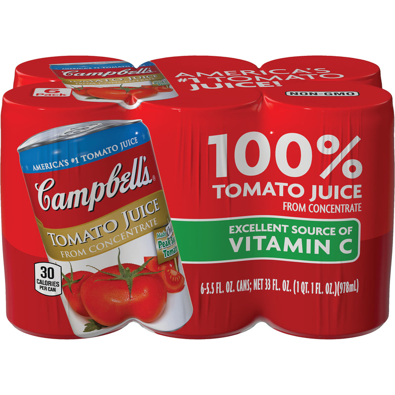 Campbell's Juice Tomato Z 33 Fluid Ounce - 8 Per Case.