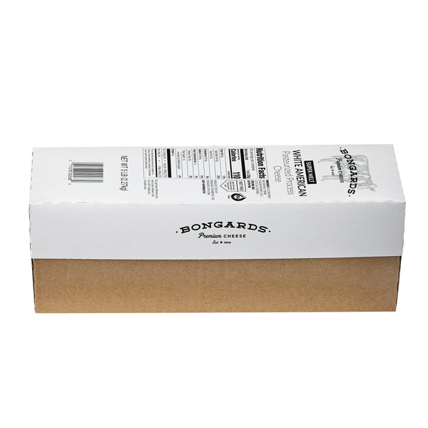 Bongards White Cheese Processed American Super Melt Loaf 5 Pound Each - 6 Per Case.