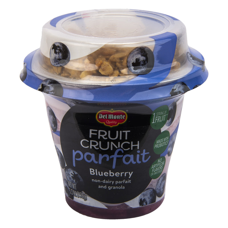 Del Monte® Fruit Crunch Parfait Blueberry Cup 5.3 Ounce Size - 6 Per Case.