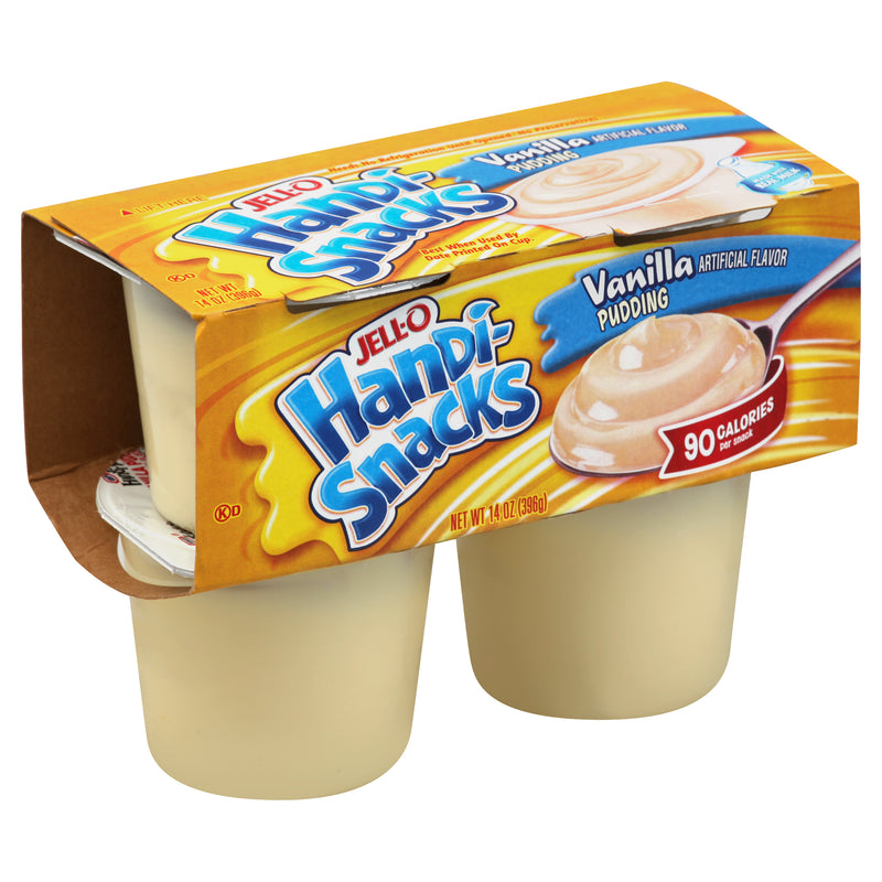 KRAFT GRAB 'N SNACK Vanilla Pudding 3.5 Ounce Cups (4/12 Count)