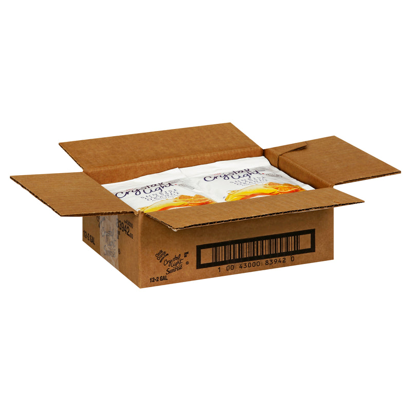 CRYSTAL LIGHT Single Serve Sugar-Free Sunrise Orange Powdered Mix 1.8 Ounce Packet 12