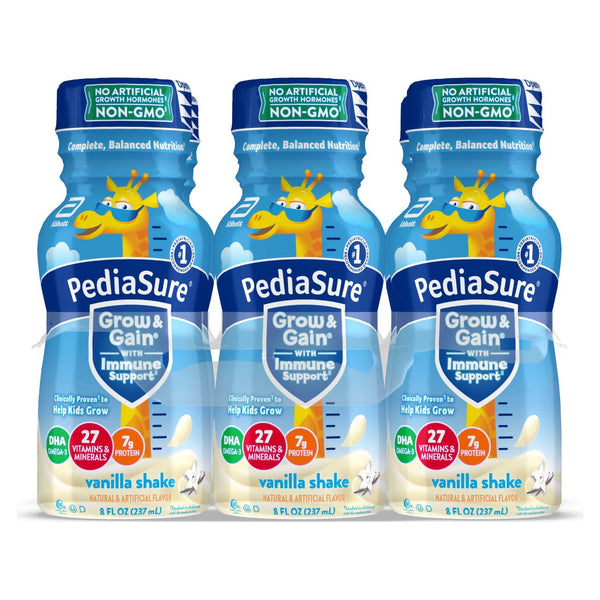 Pediasure Vanilla Bottles 8 Fluid Ounce - 24 Per Case.