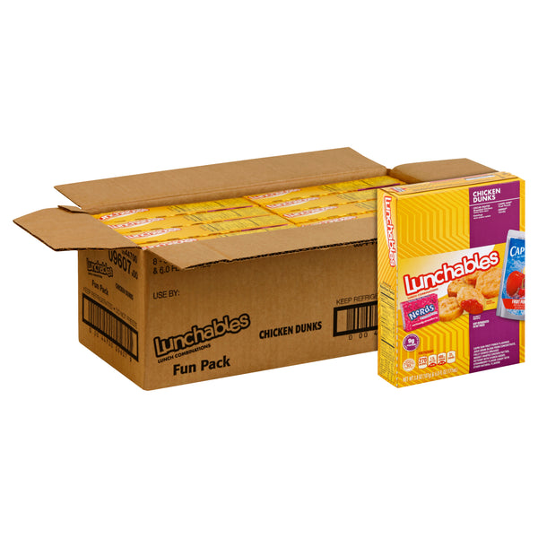 Lunchable Chicken Nuggets With Capri Sun Convenience Meal, 9.8 Ounce Size - 8 Per Case.