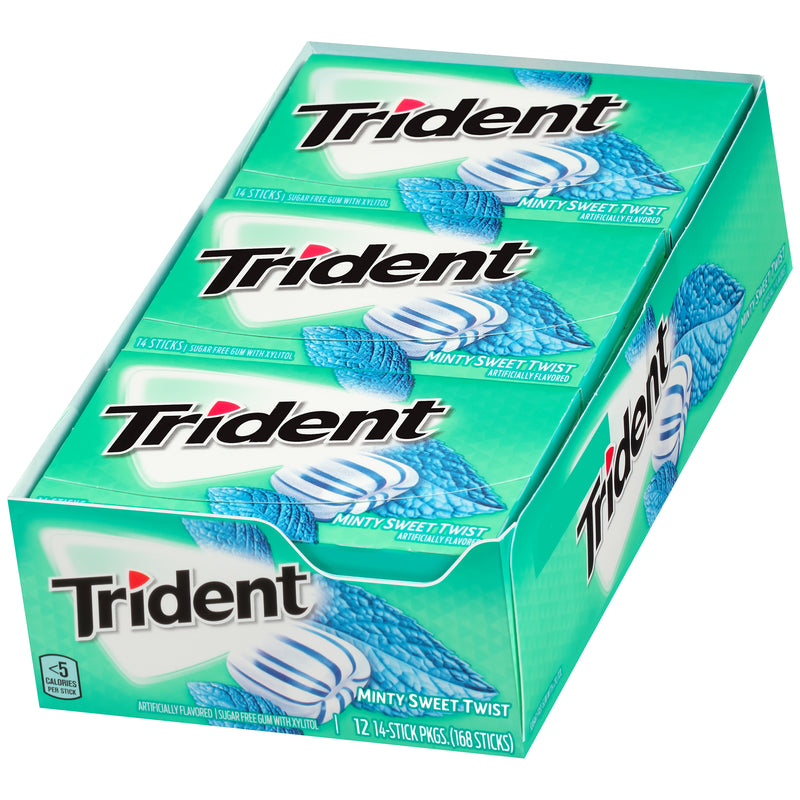 Trident Mintswt Twist 14 Count Packs - 144 Per Case.