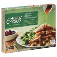 Healthy Choice Golden Roasted Turkey Breast Complete Meals 10.5 Ounce Size - 12 Per Case.
