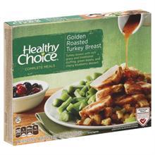 Healthy Choice Golden Roasted Turkey Breast Complete Meals 10.5 Ounce Size - 12 Per Case.
