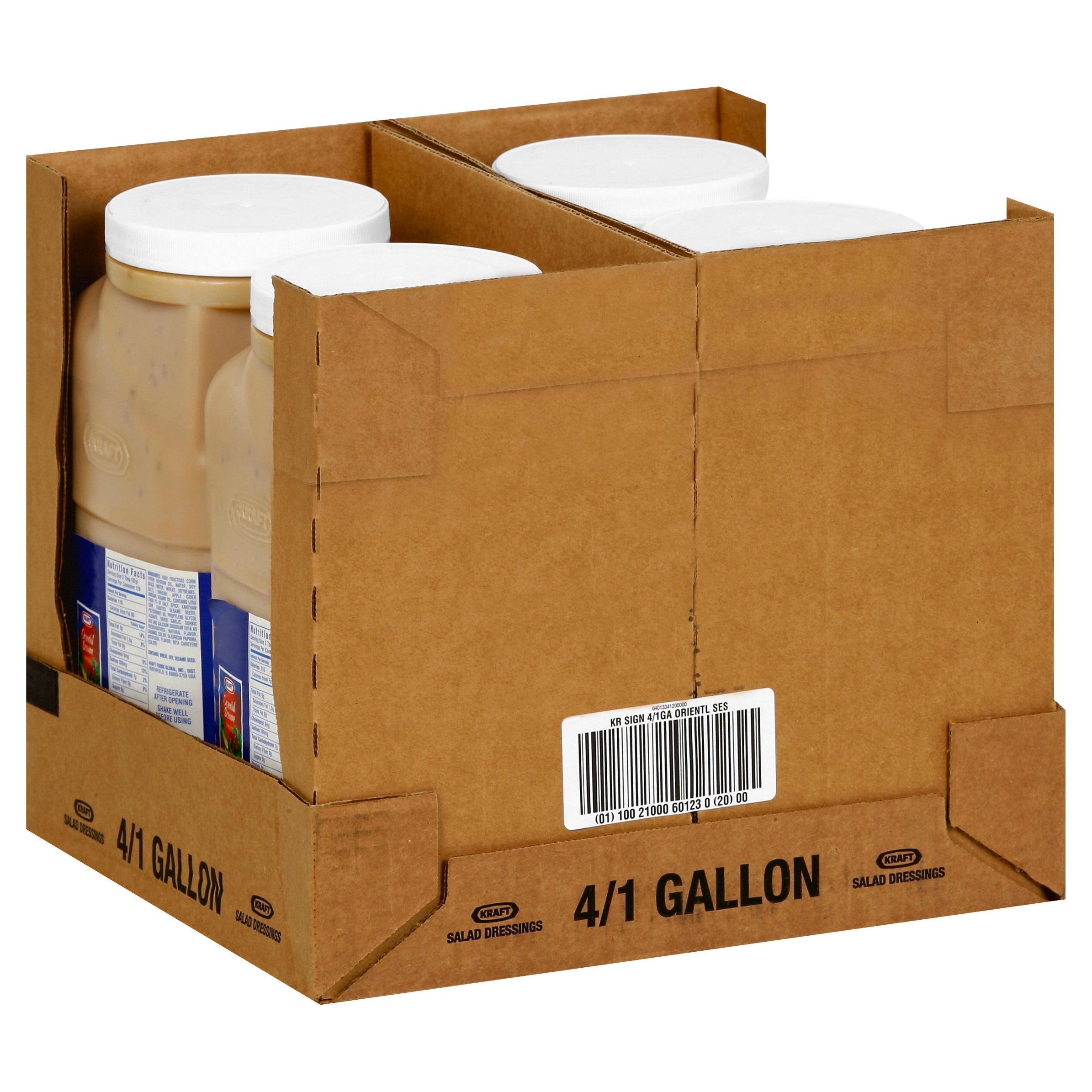 KRAFT Signature Oriental Sesame Salad Dressing 1 gal. Jugs 4 Per Case