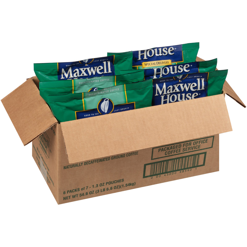 Maxwell House Special Delivery Decaffeinated Coffee 1.3 Ounce Packets 42)