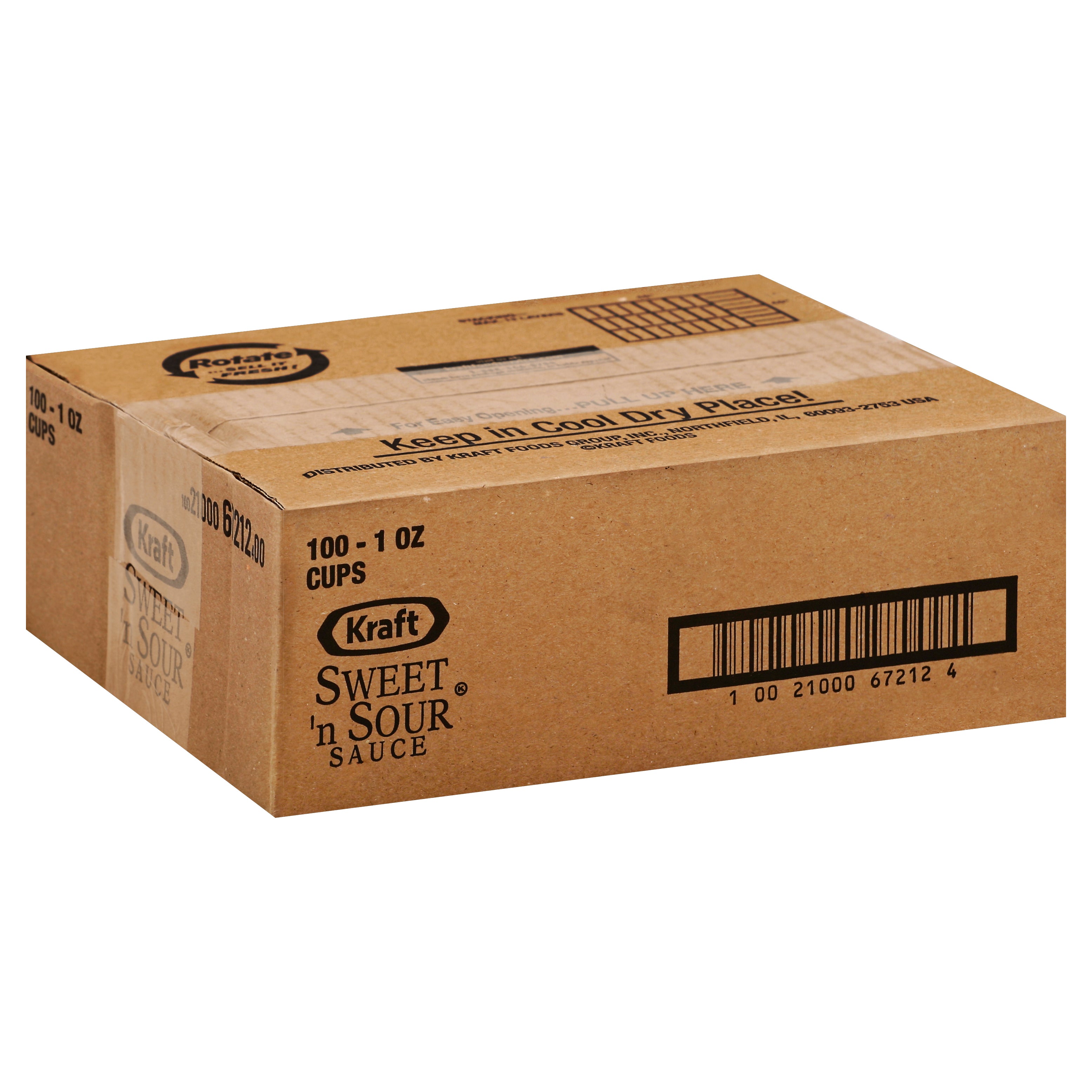 KRAFT Single Serve Sweet & Sour Sauce 1 Ounce Cups 100 Per Case