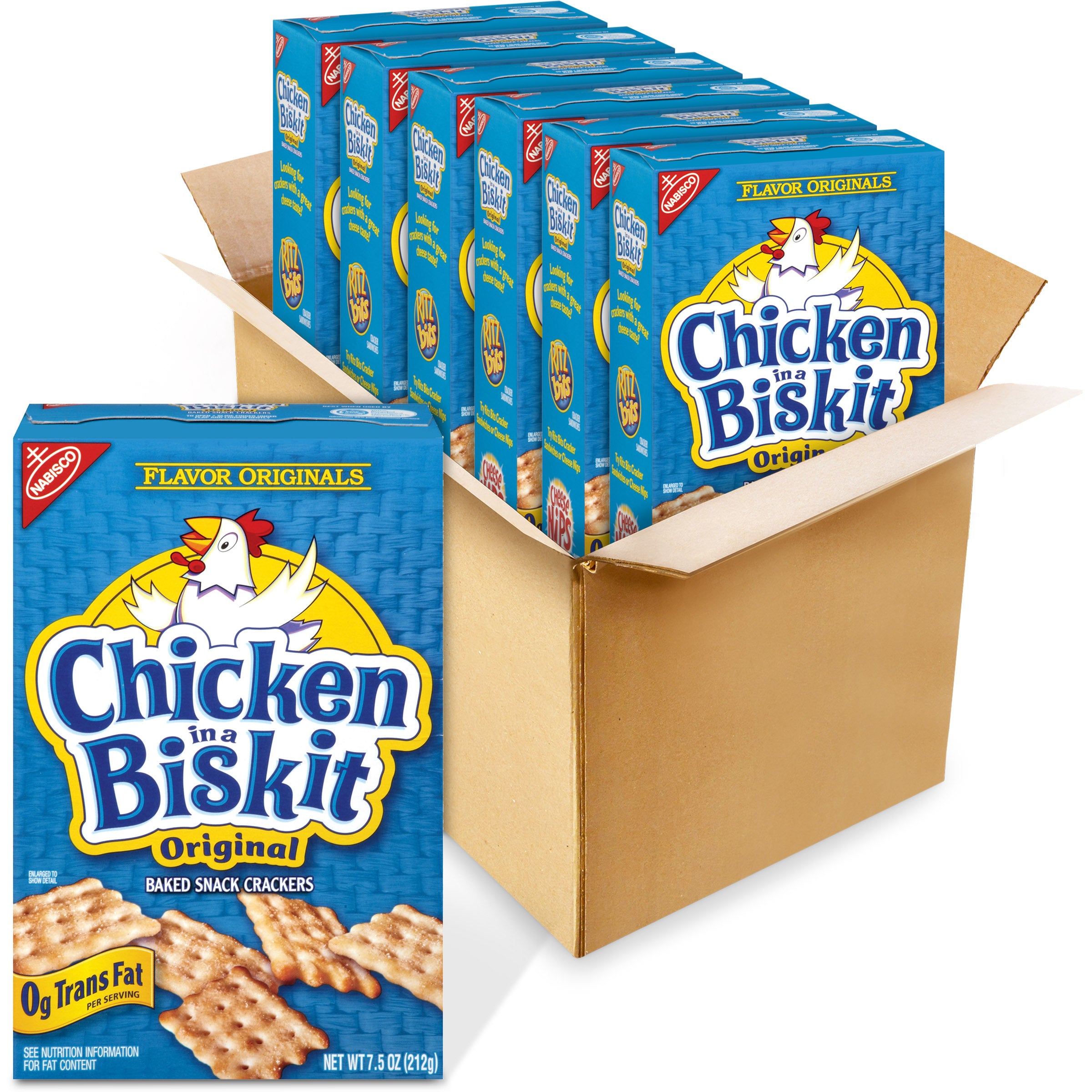 Chicken In A Biskit Original 7.5 Ounce Size - 6 Per Case.