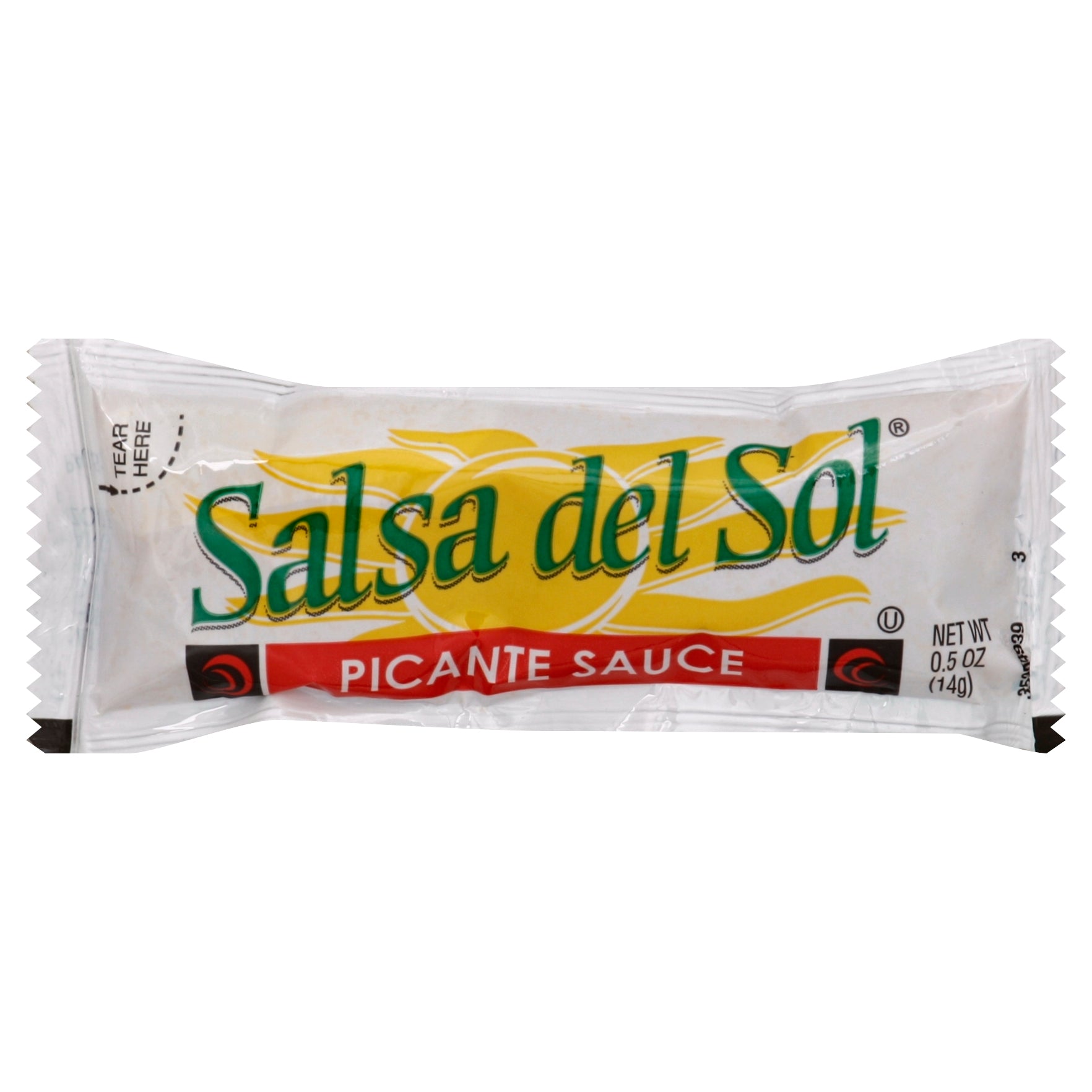 SALSA DEL SOL Single Serve Picante Sauce 0.5 Ounce Packets 200 Per Case