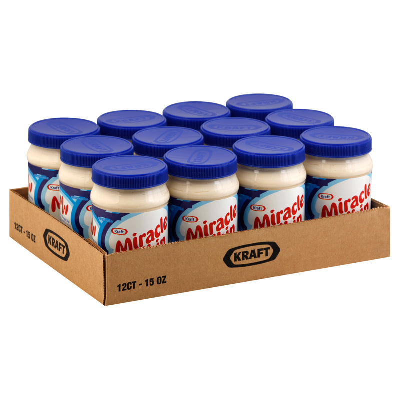 Miracle Whip Salad Dressing , 15 Fluid Ounce - 12 Per Case.