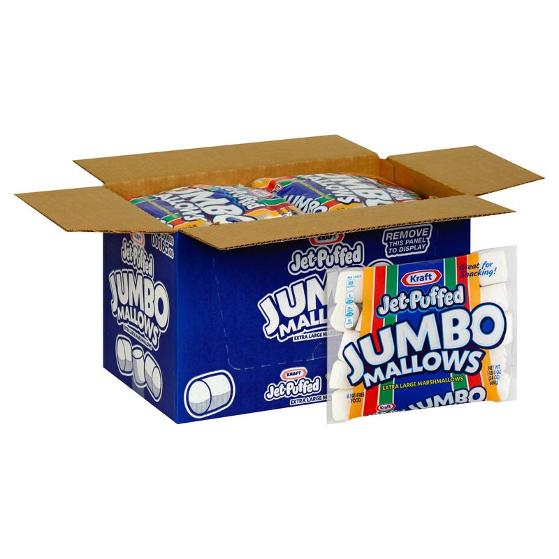 Kraft Jumbo Snack Marshmallow Jumbo, 1.5 Pound Each 8 Per Case.