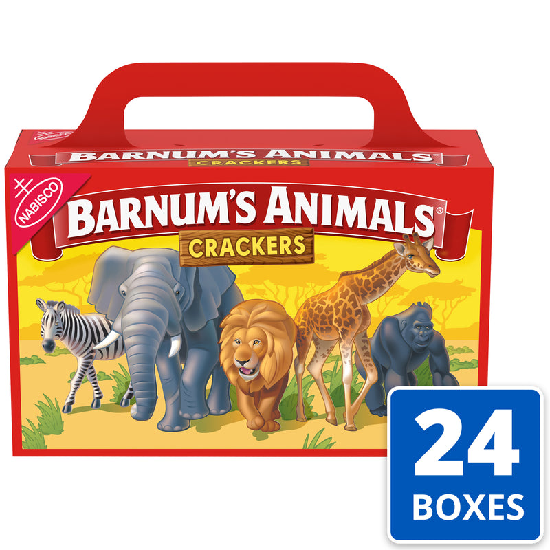 Barnums Animal Crackers Original Z 2.125 Ounce Size - 24 Per Case.