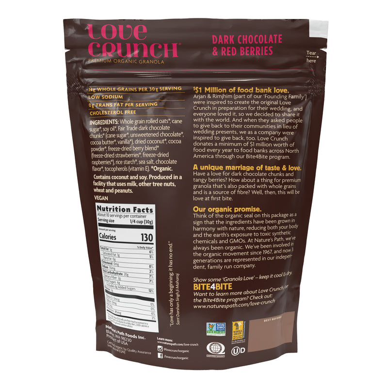 Love Crunch Love Crunch Dark Chocolate Granola 11.5 Ounce Size - 6 Per Case.
