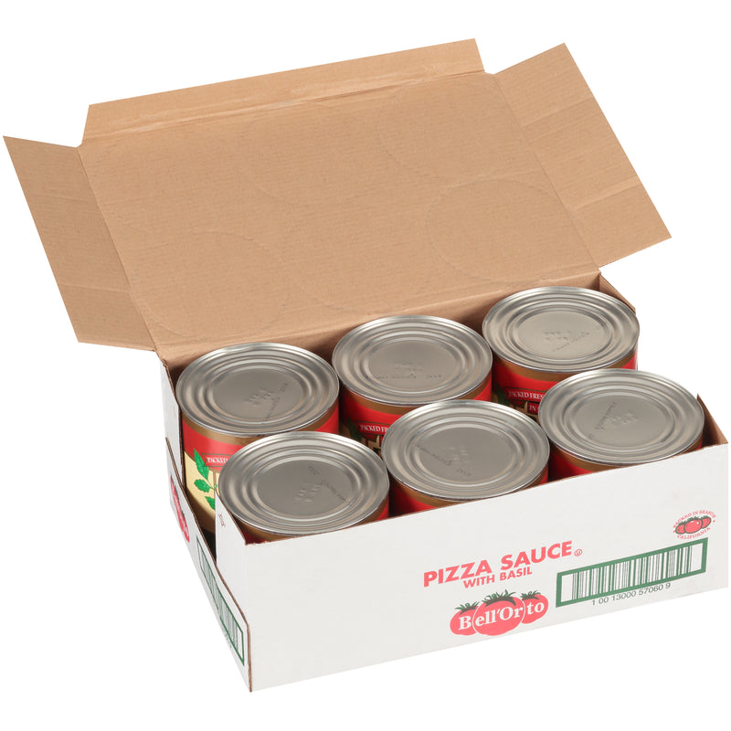BELL ORTO Pizza Sauce with Basil 107 Ounce Can 6 Per Case