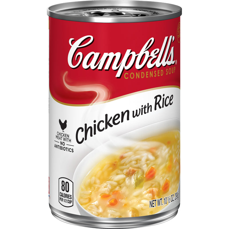 Campbell's Soup Chicken & Rice 10.5 Ounce Size - 12 Per Case.
