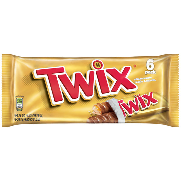 Twix Caramel Pack 1.79 Ounce Size - 72 Per Case.